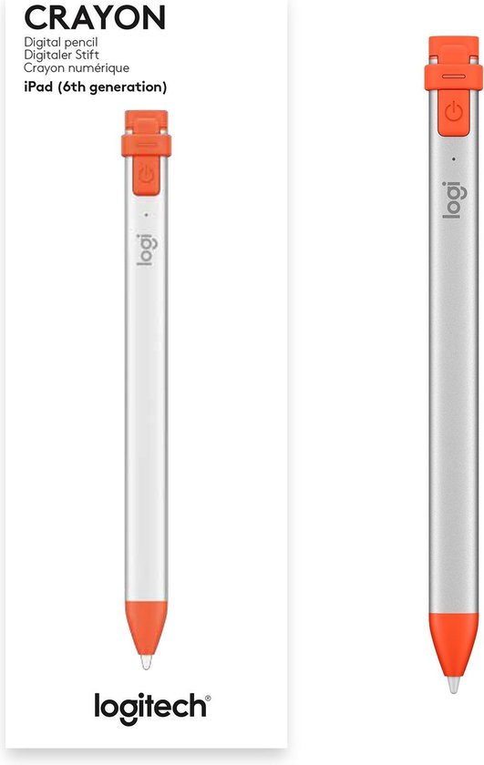 Logitech 914-000046 stylus-pen, Zilver 20 g - Oranje