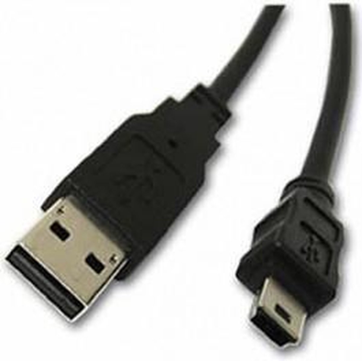 Nedis USB 2.0-Kabel | A Male - Mini 5-Pins Male | 5,0 m | - Zwart