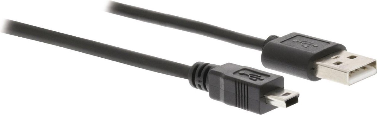 Nedis Kabel USB 2.0 | A male - Mini 5-pins male | 3,0 m | - Zwart