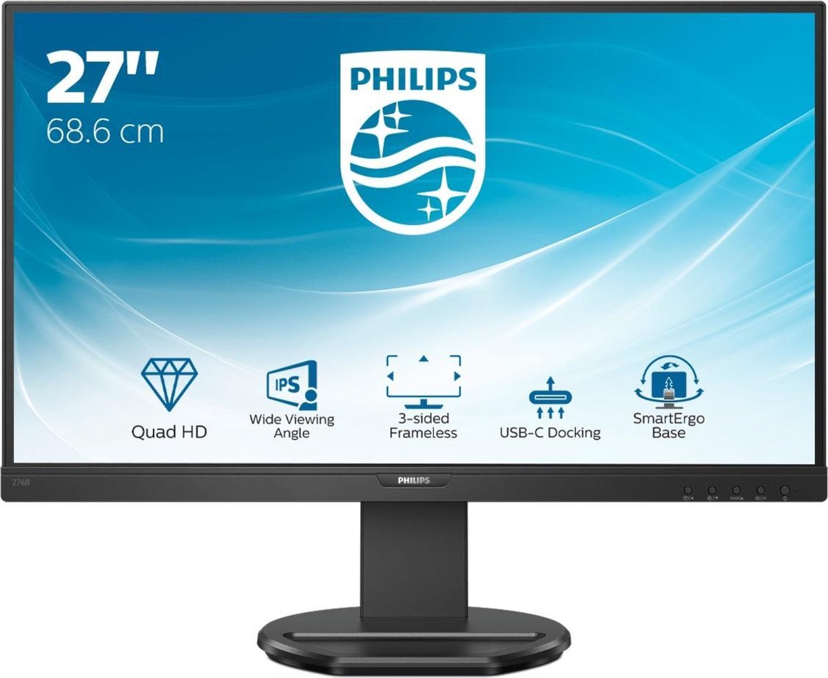 Philips B Line 276B9/00 LED display 68,6 cm (27 ) 2560 x 1440 Pixels Quad HD - Zwart