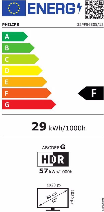 Philips 6800 series 32PFS6805/12 tv 81,3 cm (32 ) Full HD Smart TV Wi-Fi - Zwart