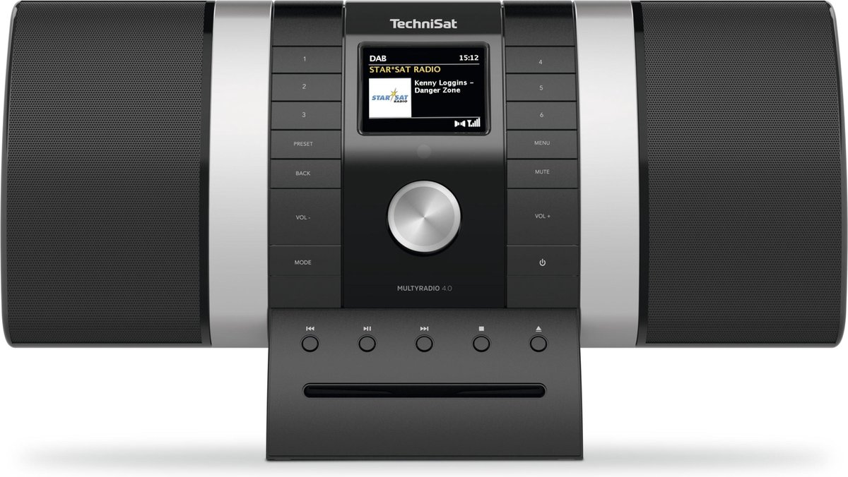 TechniSat MultyRadio 4.0 zwart/zilver - Plata