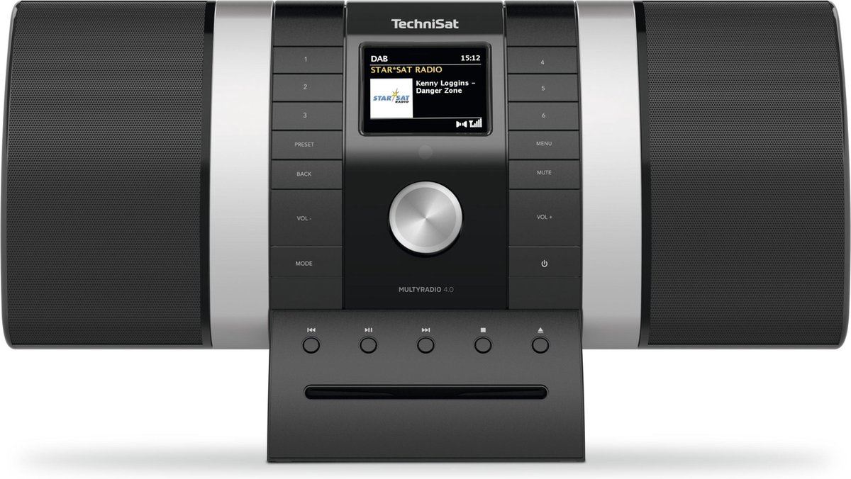 TechniSat MultyRadio 4.0 zwart/zilver - Silver