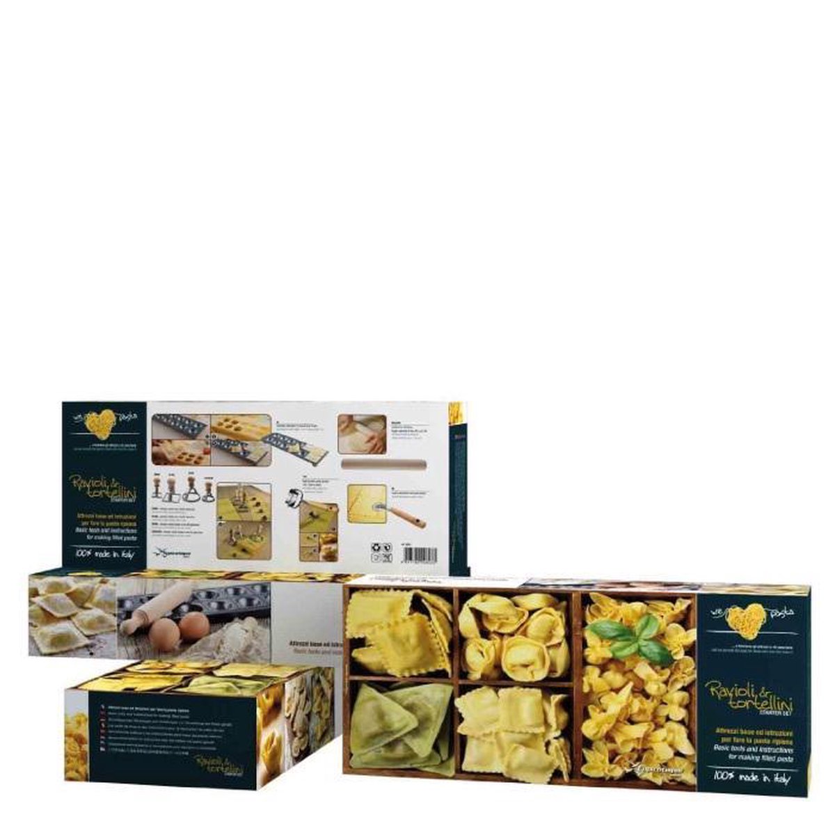 Eppicotispai Ravioli & Tortellini pasta starterset - - Silver