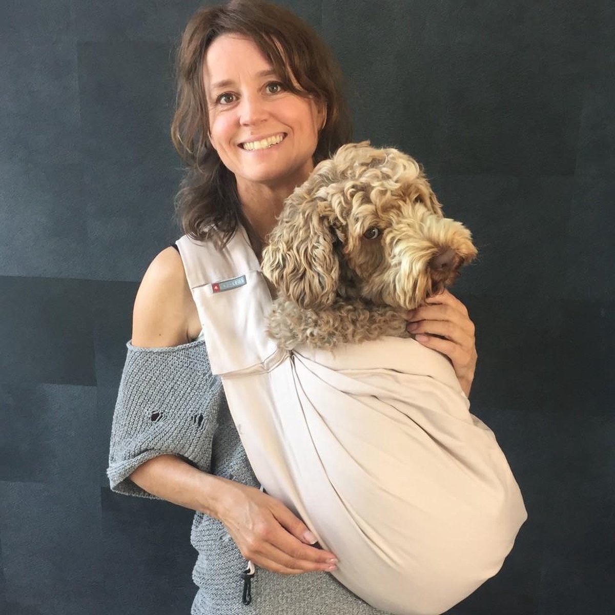 4lazylegs Hondendraagtas Canvas Zacht XS - Roze