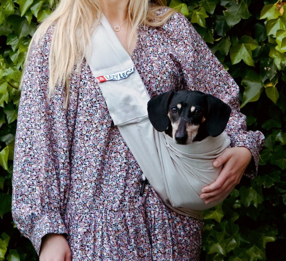 4lazylegs Hondendraagtas Canvas Zacht XS - Roze