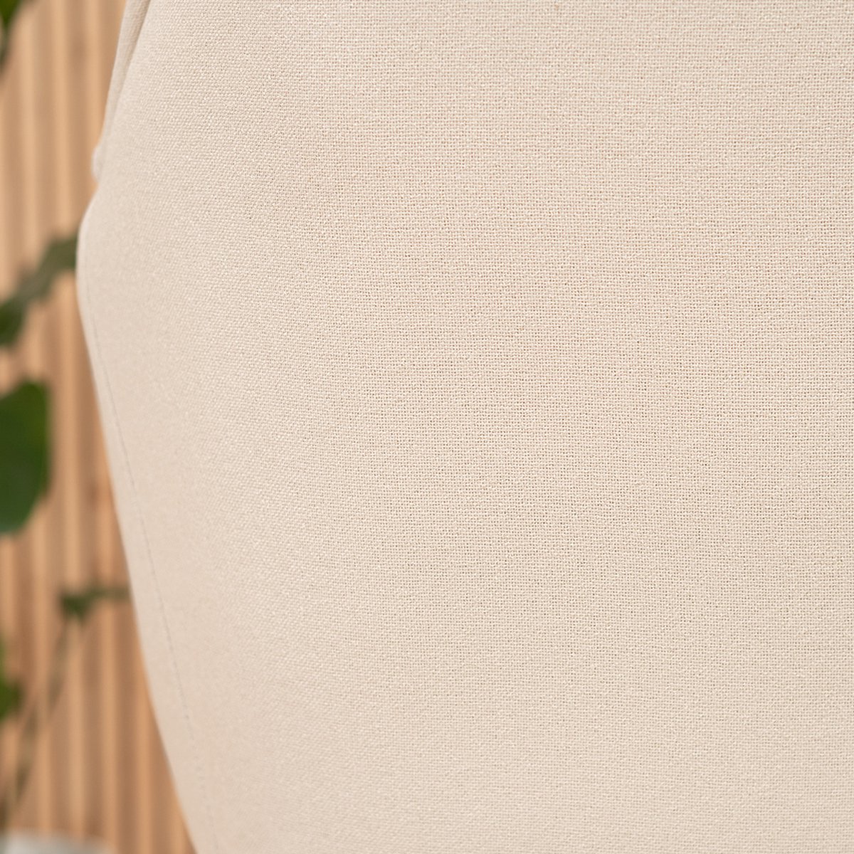 Bronx71 Scandinavische Eetkamerstoel Elin Gerecyclede Stof. - Beige