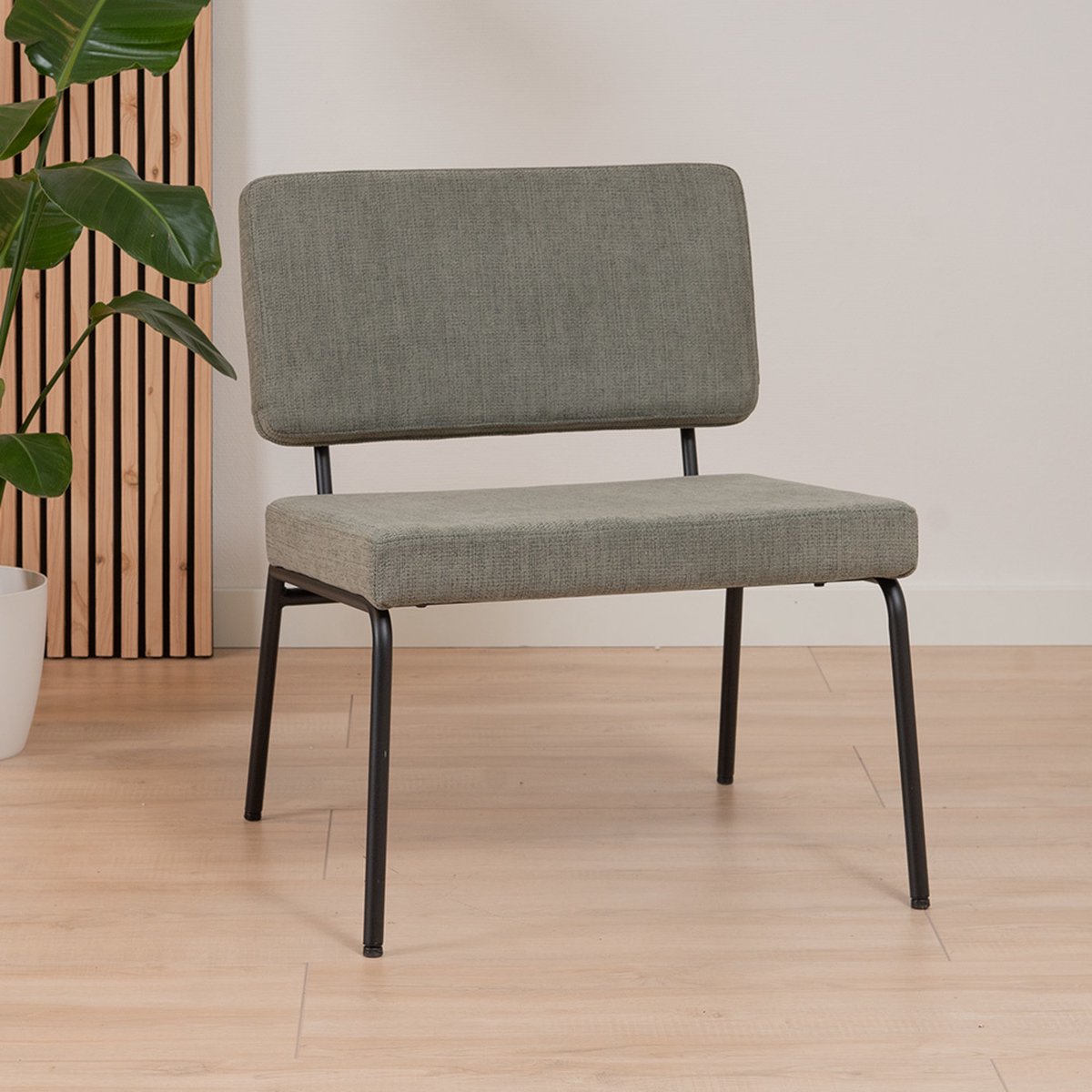 Bronx71 Scandinavische Fauteuil Espen Gerecyclede Stof. - Groen