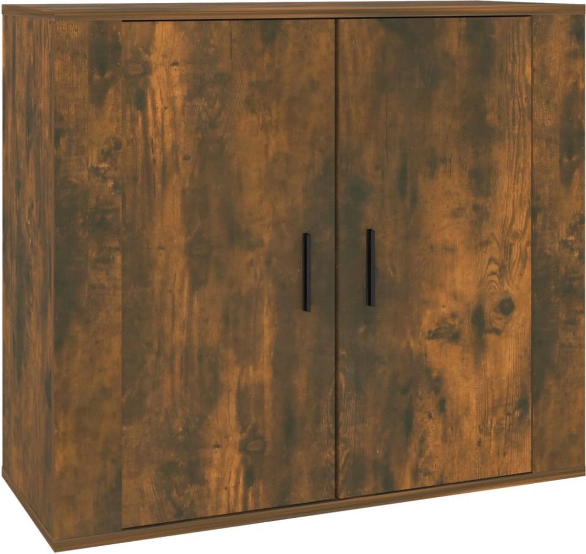 Vidaxl Dressoir 80x33x70 Cm Bewerkt Hout Gerookt Eikenkleurig - Bruin