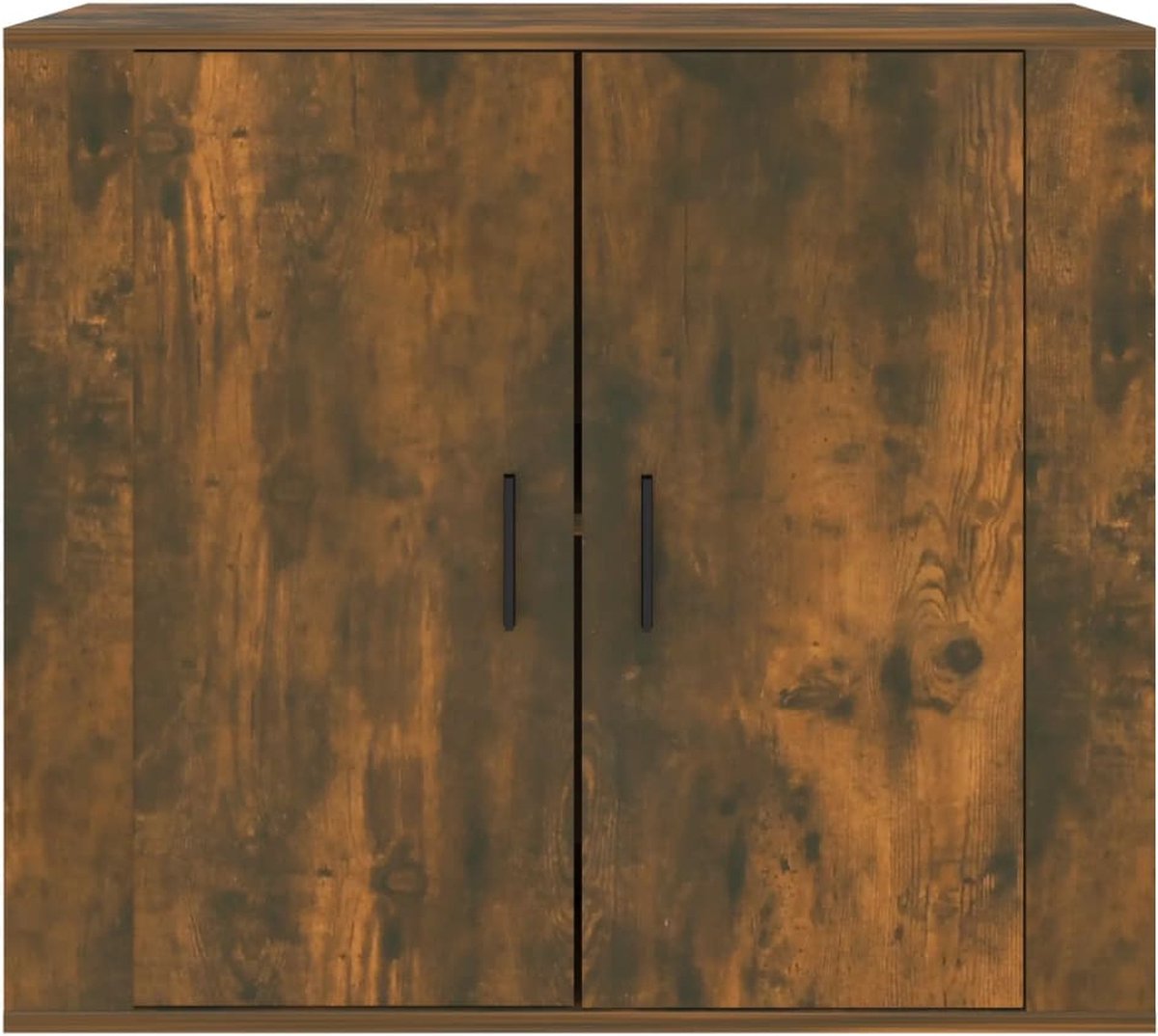 Vidaxl Dressoir 80x33x70 Cm Bewerkt Hout Gerookt Eikenkleurig - Bruin