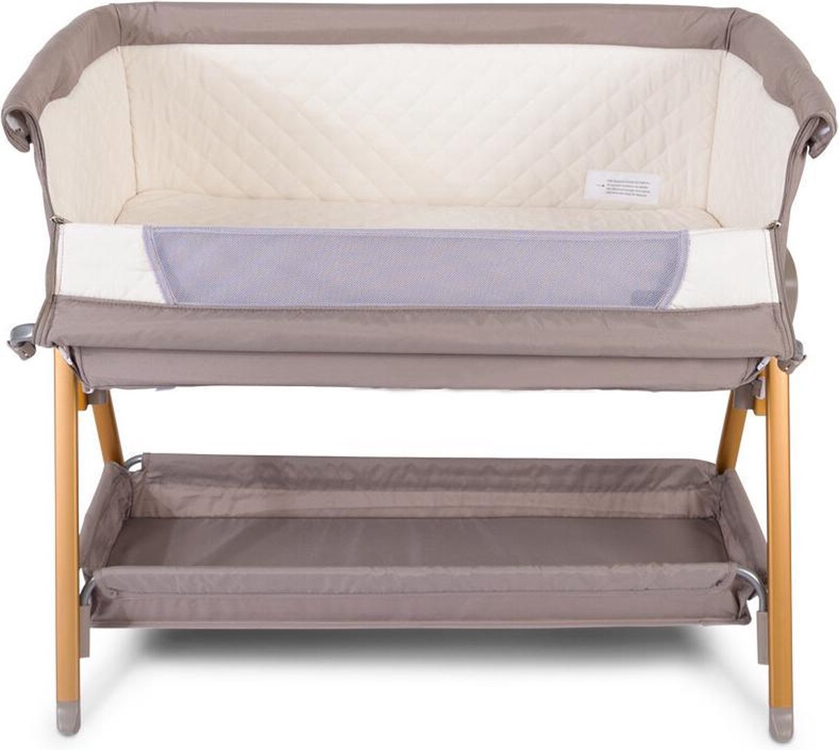 Baninni Co-sleeper Elia 2-in-1 92x55x82 Cm Taupe