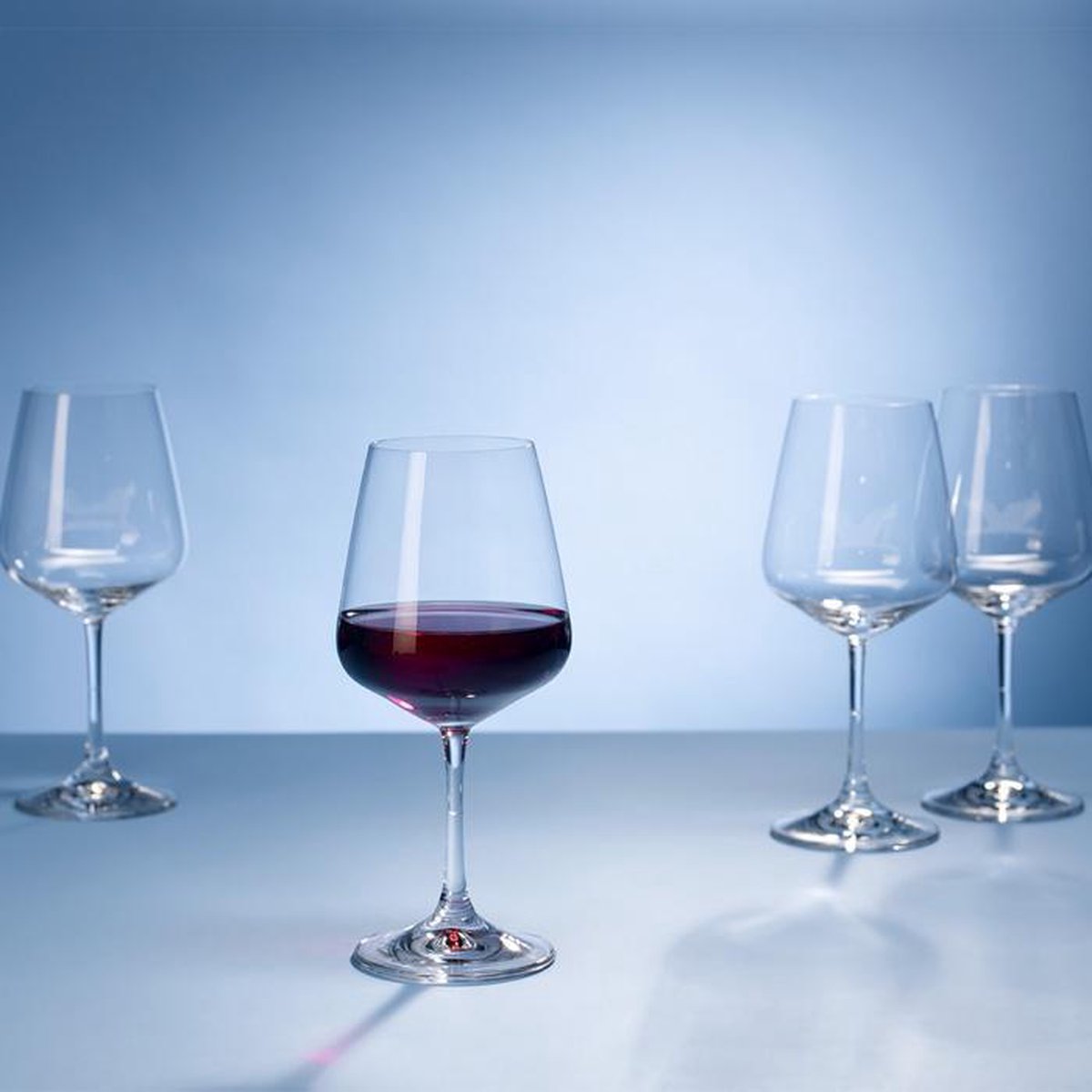 Villeroy & Boch - Ovid Rode Wijnglazen Set 4-delig
