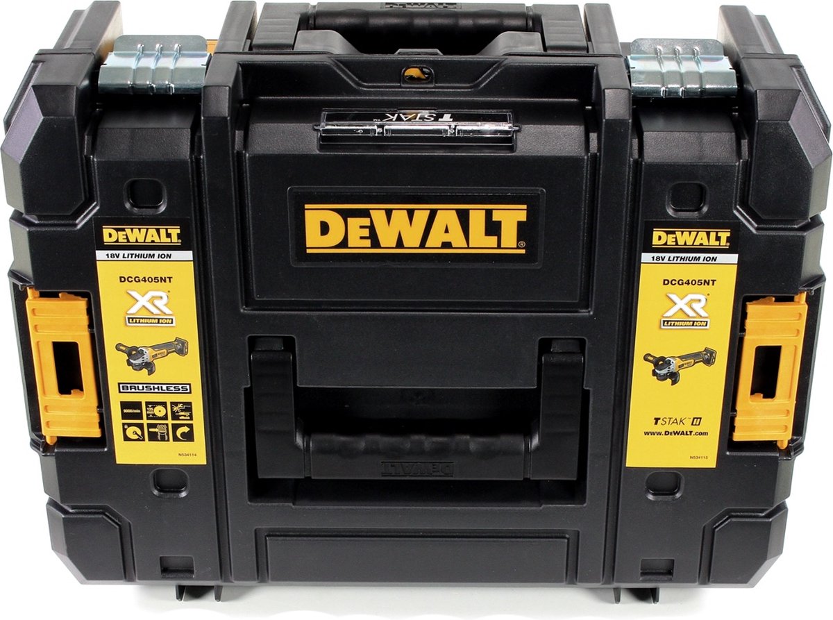 DeWalt DCG405P3 Accu Haakse Slijper | 125 mm BL | 3x 18v 5.0 Ah XR Li-Ion | +Tstak