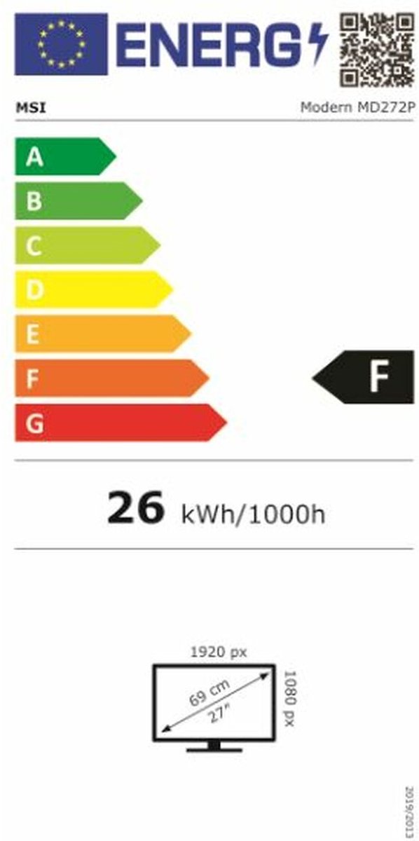 MSI Modern Md272p - 27 Inch 1920 X 1080 (full Hd) Ips-paneel In Hoogte Verstelbaar - Zwart