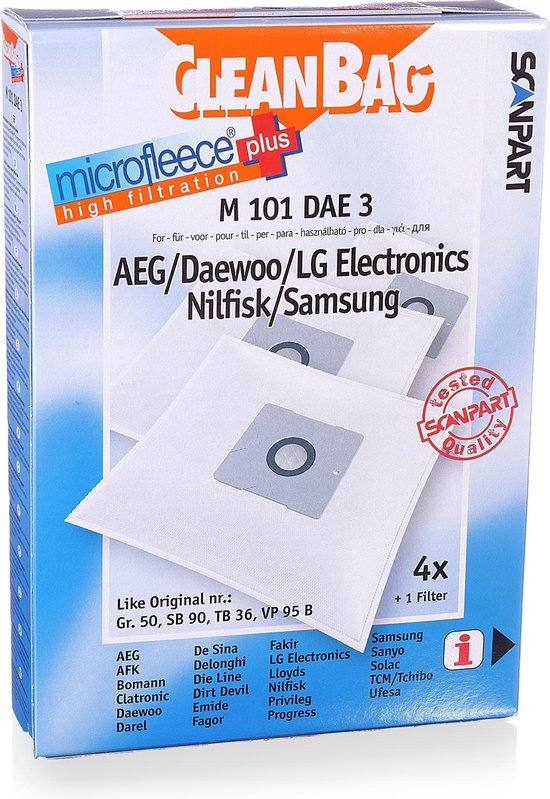 Scanpart M101DAE3 MicroFleece+ Deawoo SB90