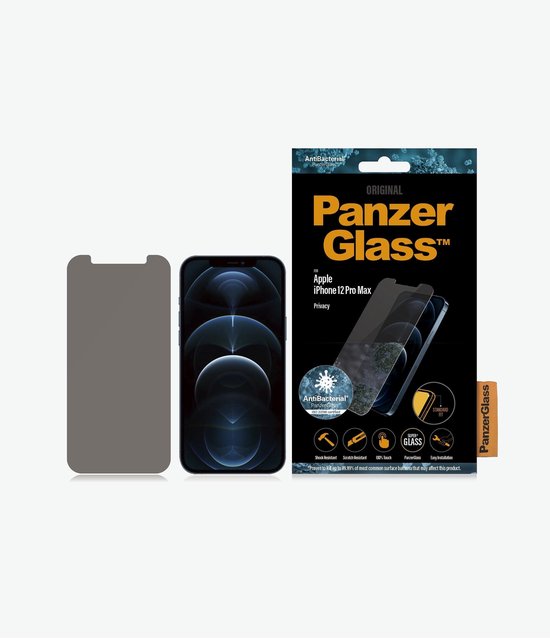 PanzerGlass Case Friendly Apple iPhone 12 Pro Max Privacy Screenprotector Glas