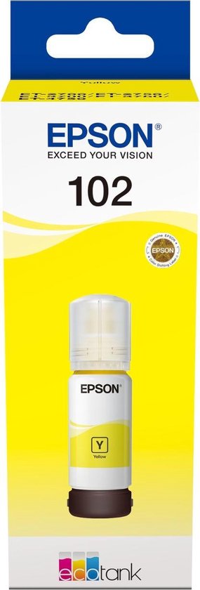 Epson 102 Inktflesje - Geel