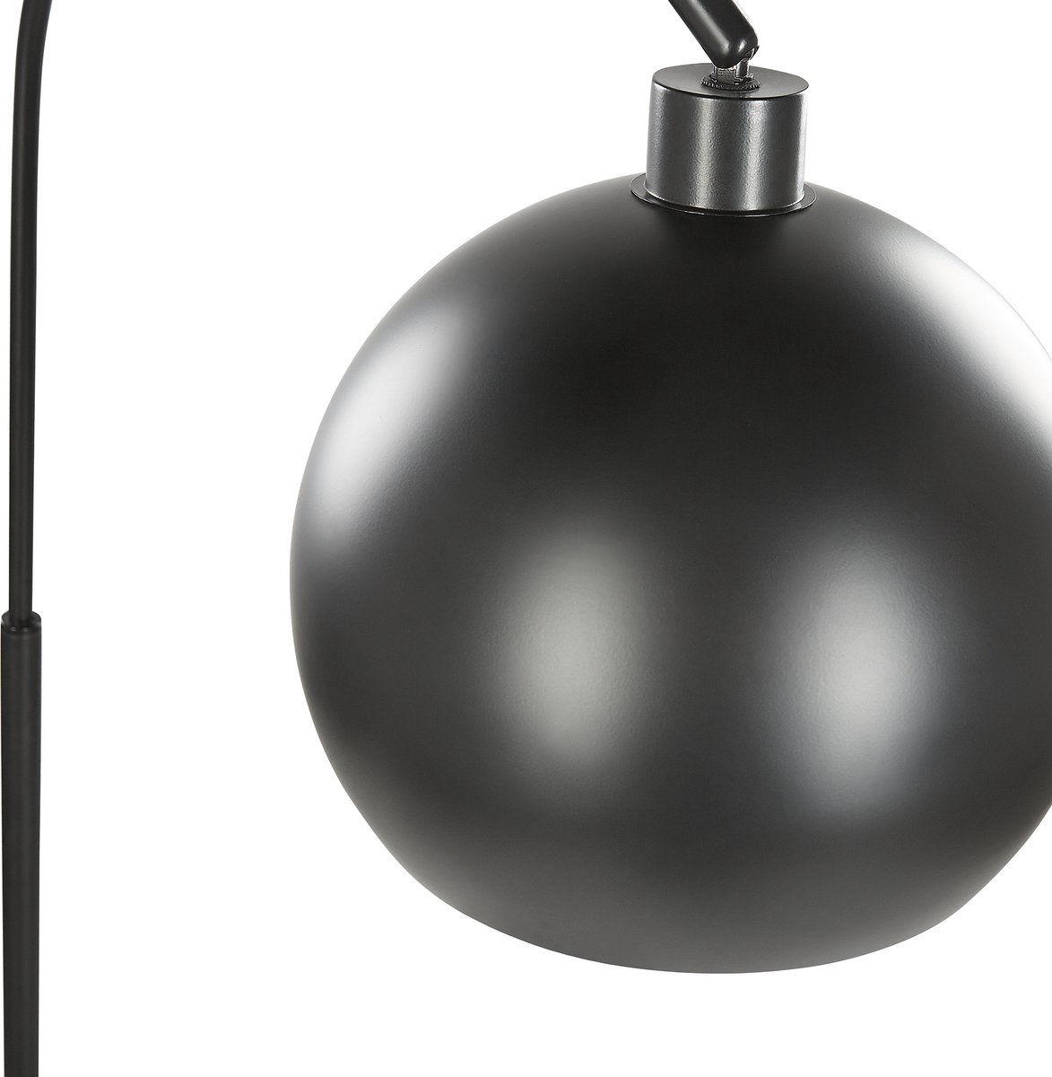 Beliani Gumara - Staande Lamp--ijzer - Zwart