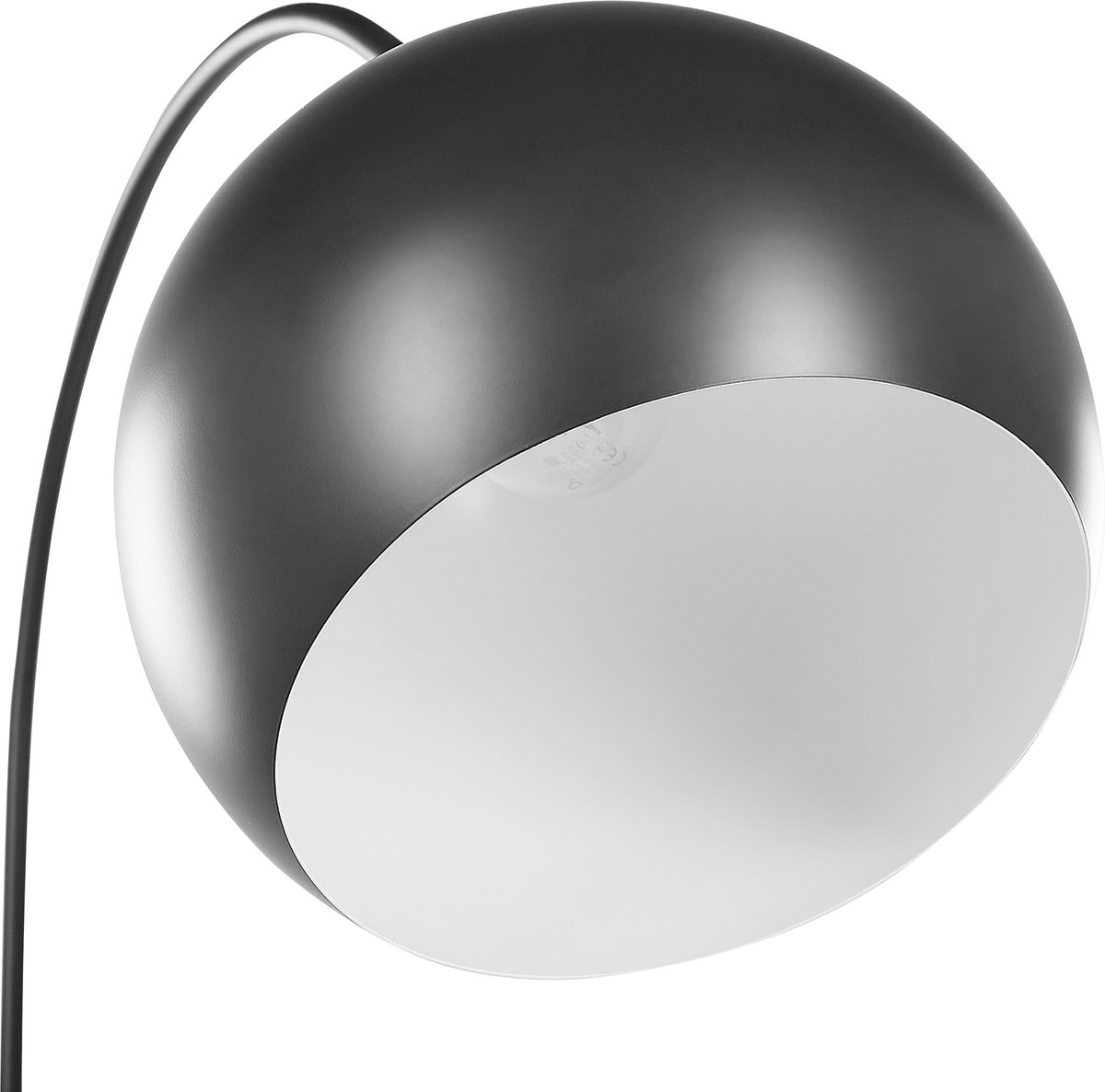 Beliani Gumara - Staande Lamp--ijzer - Zwart