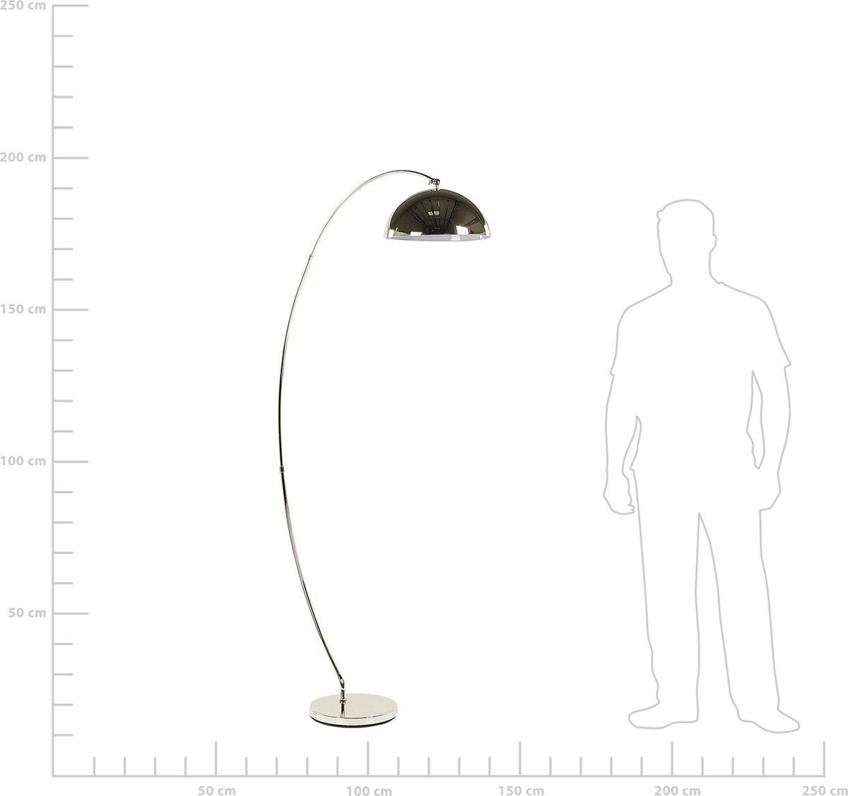 Beliani Kama - Staande Lamp--metaal - Goud