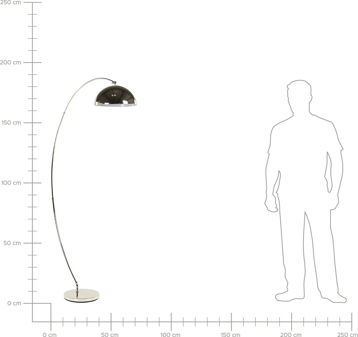 Beliani Kama - Staande Lamp--metaal - Goud