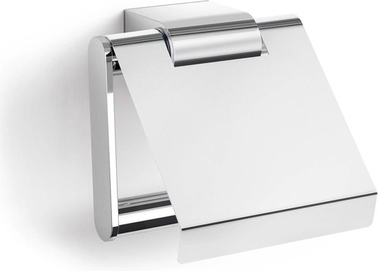 ZACK Atore Toiletrolhouder Met Klep - Silver