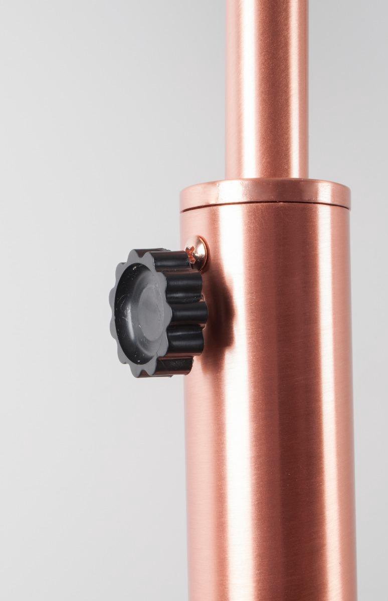 Zuiver Metal Bow Copper Vloerlamp - Bruin