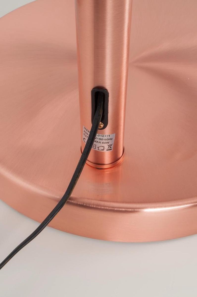 Zuiver Metal Bow Copper Vloerlamp - Bruin