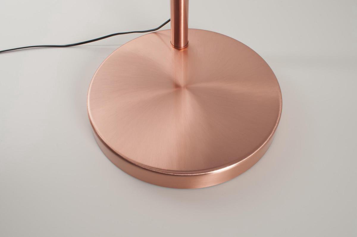Zuiver Metal Bow Copper Vloerlamp - Bruin