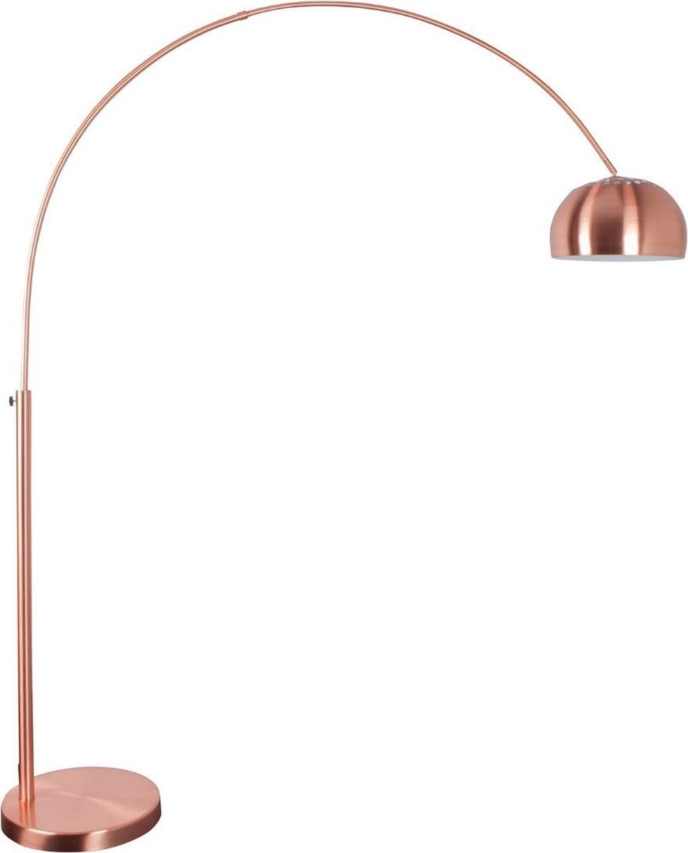 Zuiver Metal Bow Copper Vloerlamp - Bruin