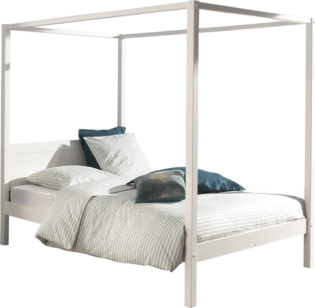 Vipack Pino Hemelbed 140 x 200 cm - Wit