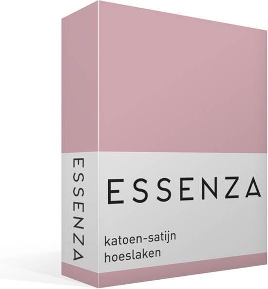 Essenza Katoensatijn Hoeslaken 160 x 200 cm - Paars