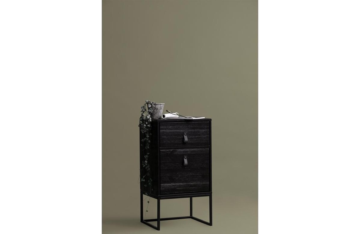 Woood Zola Nachtkastje - Zwart