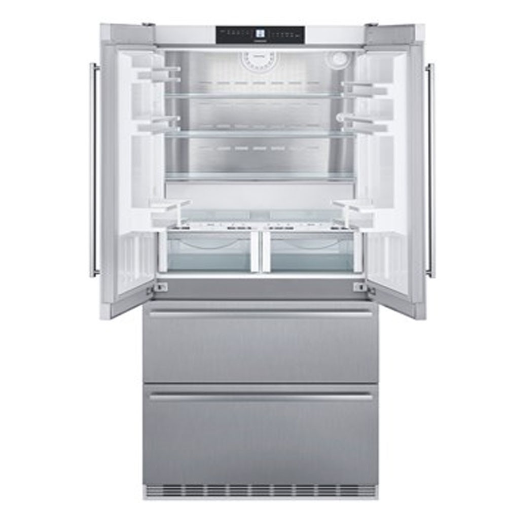 Liebherr - Frigorífico Combi Congelador No Frost Premium BioFresh - CBNES-6256 Acero Inox - Silver