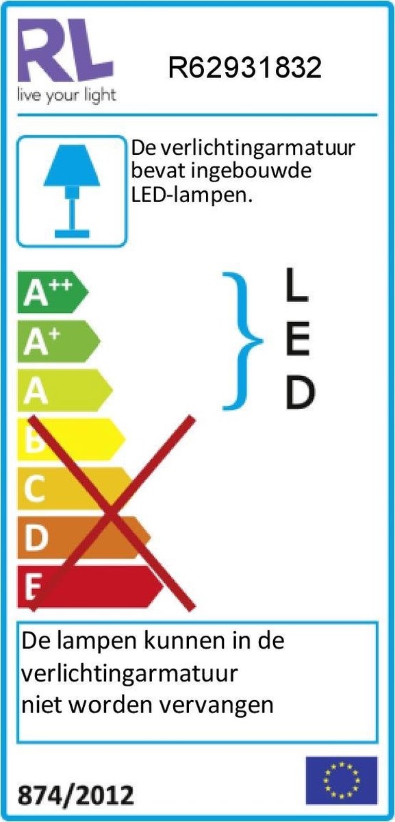 Reality TRIO Camillus Plafondlamp 30 x 30 cm - Zwart