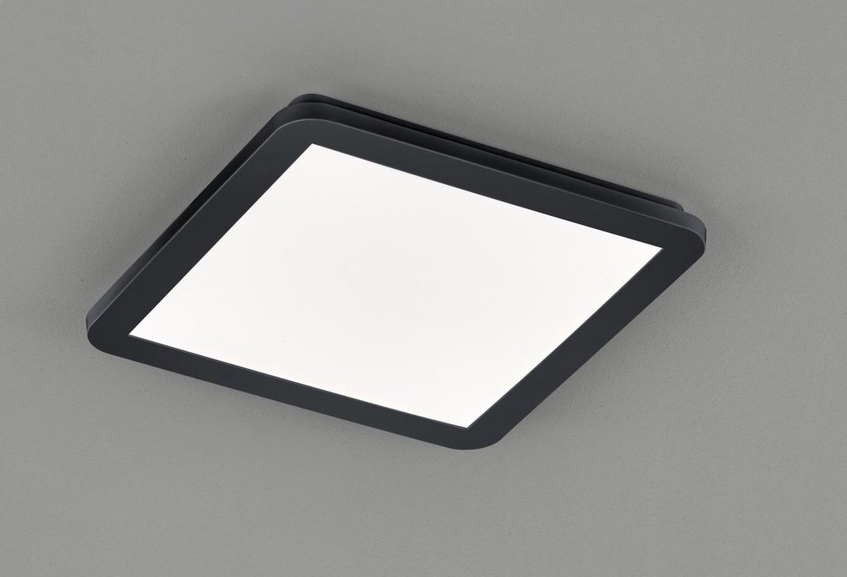 Reality TRIO Camillus Plafondlamp 30 x 30 cm - Zwart