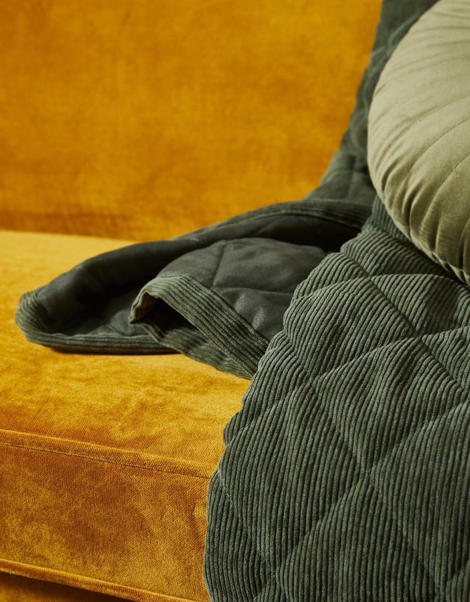 Essenza Billie Sprei 150 x 200 cm - Groen