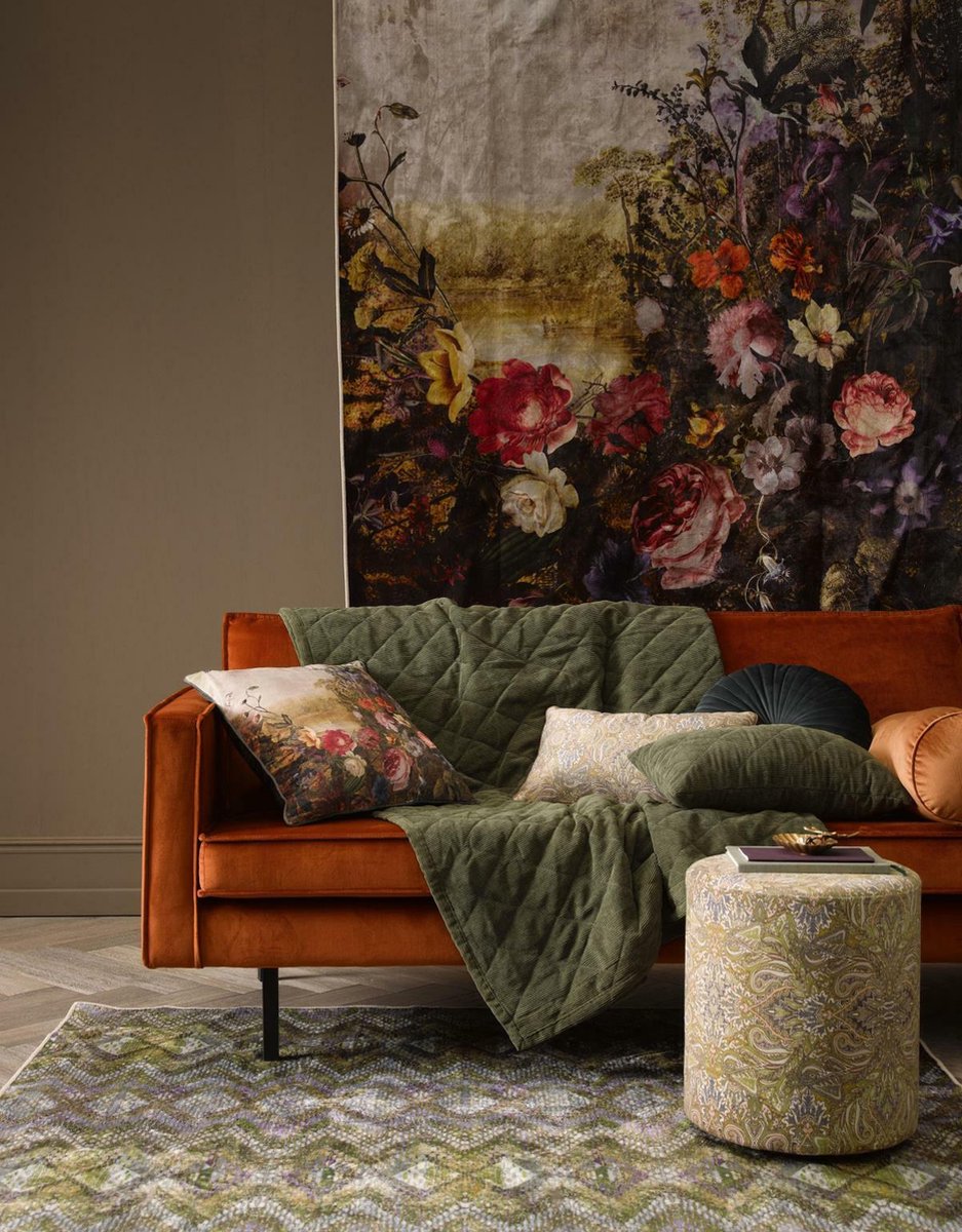 Essenza Billie Sprei 150 x 200 cm - Groen