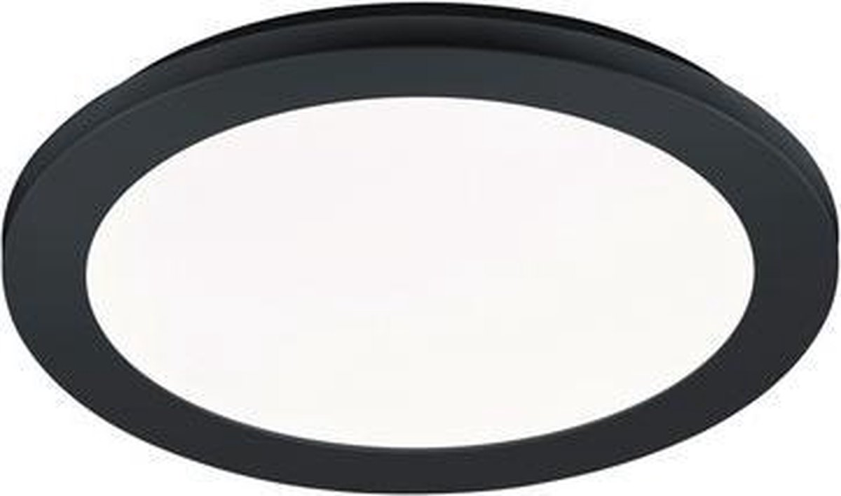 Reality TRIO Camillus Plafondlamp Ø 26 cm - Zwart