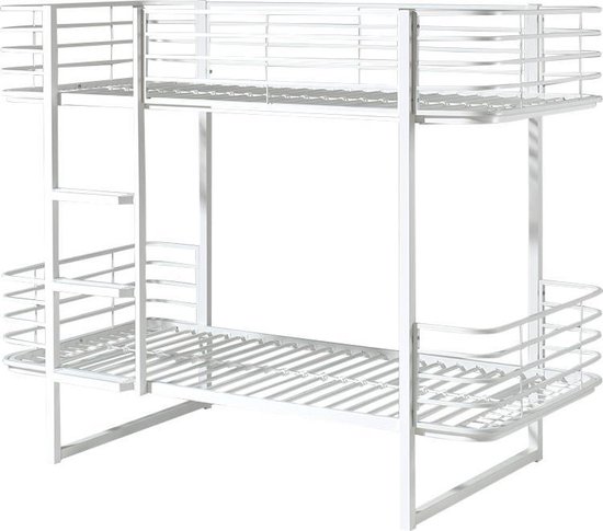 Vipack Oscar Stapelbed 90 x 200 cm - Wit