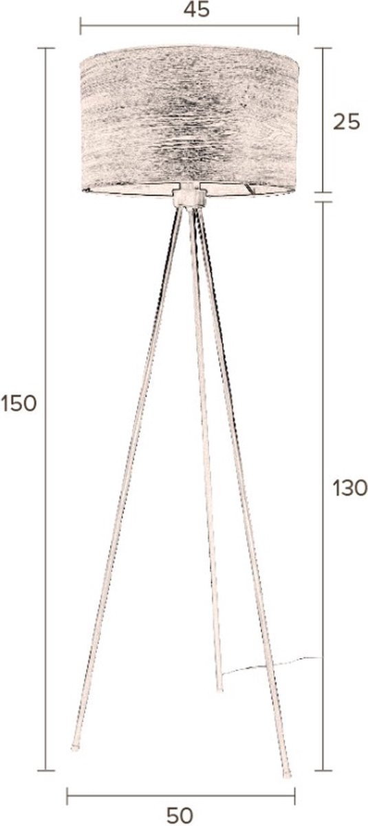 Dutchbone Woodland Vloerlamp