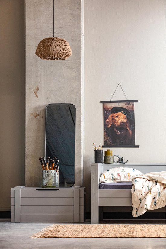 Woood Dennis Speelgoedkist - Grijs