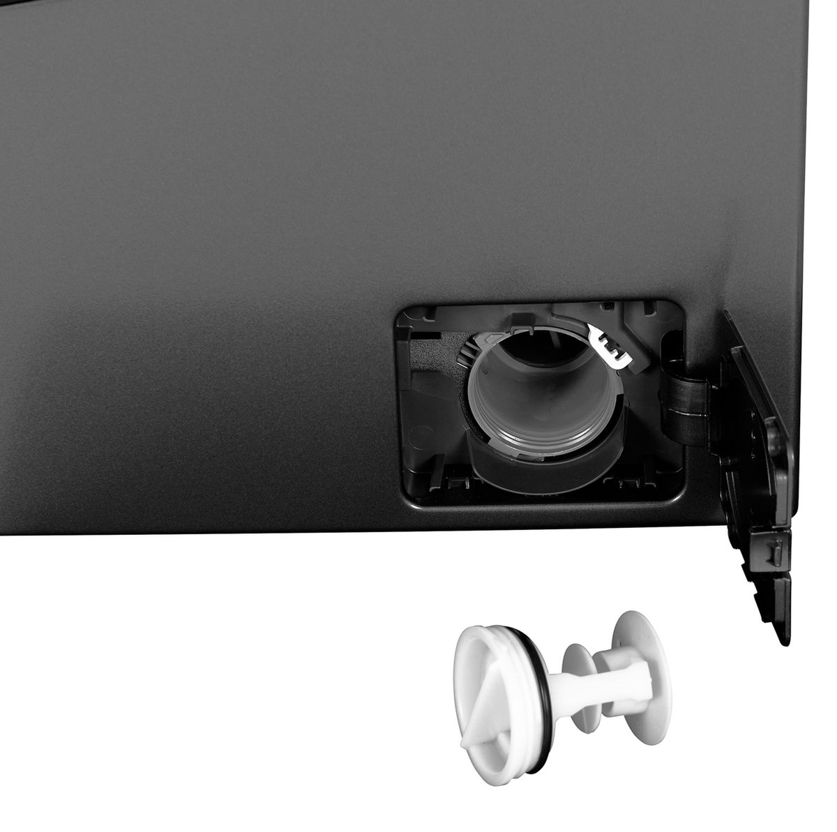 Beko was-droogcombinatie HTV8716XMST - Zwart