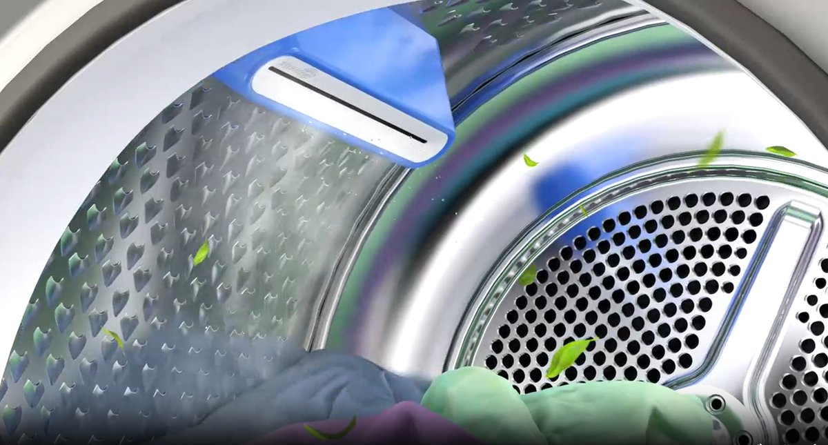 Beko was-droogcombinatie HTV8716XMST - Zwart