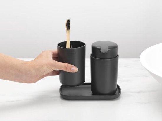 Brabantia ReNew Badkameraccessoires - Set van 3 - Grijs