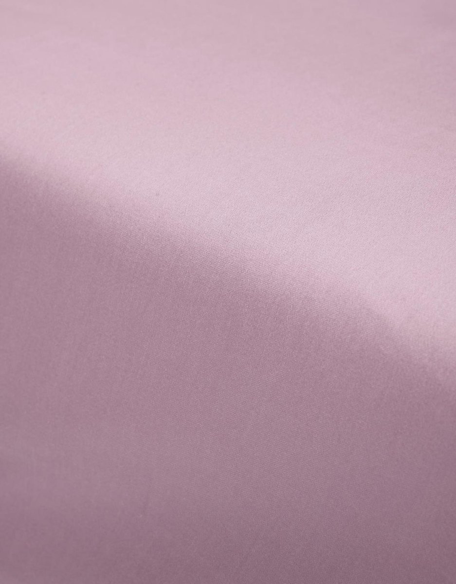 Essenza Katoensatijn Hoeslaken 90 x 200 cm - Paars