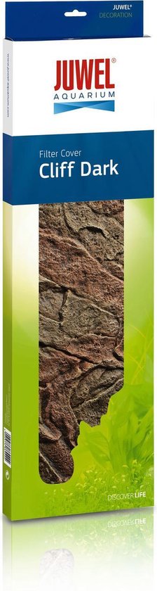 Juwel Filtercover Cliff Dark - Aquarium - Achterwand - 55.5x18.6x1 cm
