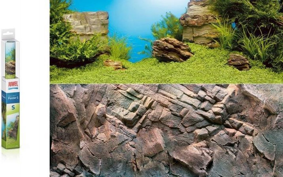 Juwel Achterwand Poster 1 L - Aquarium - Achterwand - 100x50 cm