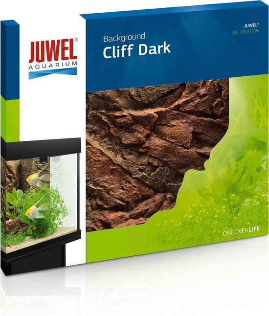 Juwel Achterwand Cliff Dark - Aquarium - Achterwand - 60x55x3 cm