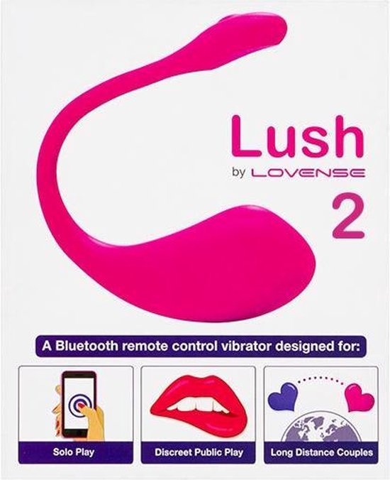 Lush Lovense - 2 Draagbare Bullet Vibrator - Roze